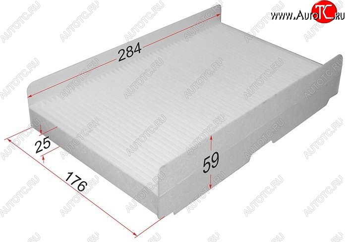 224 р. Фильтр салона SAT (176х59х25)  CITROEN C3  FC/FN (2002-2009), CITROEN C3 Pluriel (2003-2010), Peugeot 307  хэтчбэк 5 дв. (2001-2005), Peugeot 308  T7 (2007-2014)  с доставкой в г. Вологда