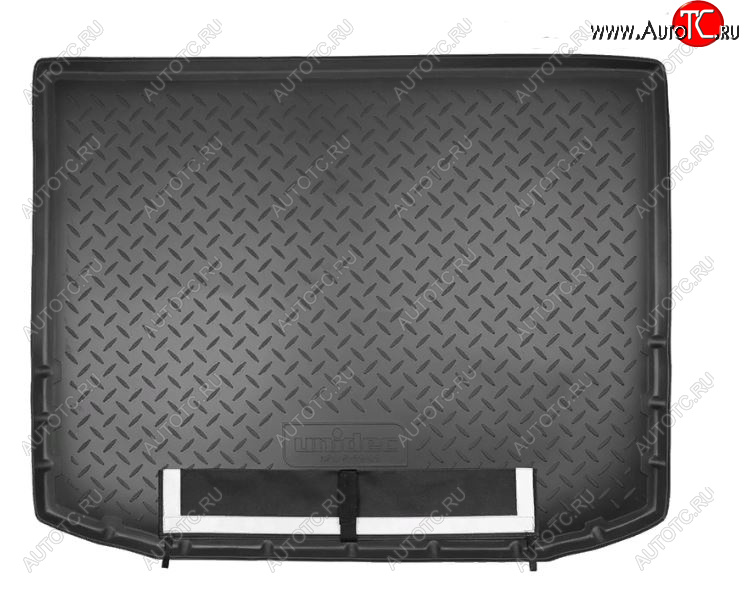 2 799 р. Коврик багажника Norplast Unidec CITROEN C4 aircross (2012-2017) (Цвет: черный, с погрузочным ковриком (фартуком))  с доставкой в г. Вологда