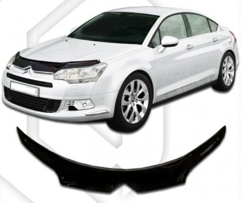 Дефлектор капота CA-Plastic exclusive CITROEN C5 ( RD,  RW) (2008-2017) дорестайлинг, седан, доресталийнг, универсал