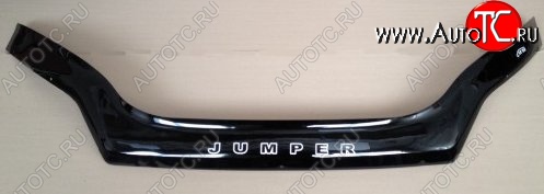 999 р. Дефлектор капота (с заходом на фары) Russtal CITROEN Jumper 290 рестайлинг (2014-2022)  с доставкой в г. Вологда