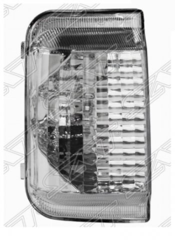 Левый указатель поворота в зеркало SAT (прозрачный) Peugeot Boxer 290 (2014-2025)