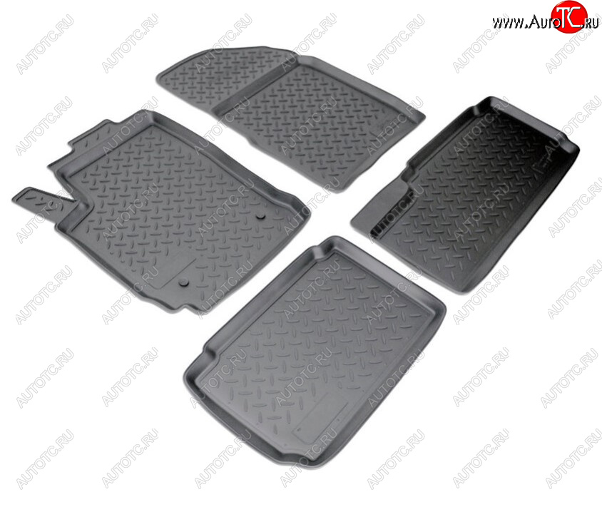 2 139 р. Комплект ковриков в салон Norplast CITROEN Xsara picasso (1999-2012) (Цвет: черный)  с доставкой в г. Вологда