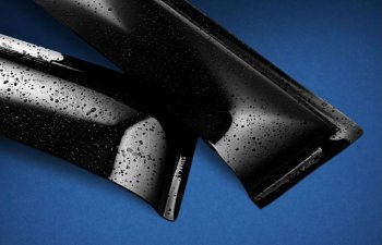 1 489 р. Дефлектора окон REIN (накладные) Daewoo Gentra KLAS седан (2012-2016)  с доставкой в г. Вологда. Увеличить фотографию 2