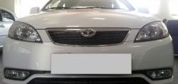 1 469 р. Сетка на бампер Russtal (черная) Daewoo Gentra KLAS седан (2012-2016)  с доставкой в г. Вологда. Увеличить фотографию 3