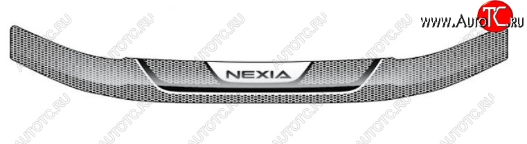 2 079 р. Дефлектор капота CA-Plastiс  Daewoo Nexia  дорестайлинг (1995-2008) (Серия Art графит)  с доставкой в г. Вологда