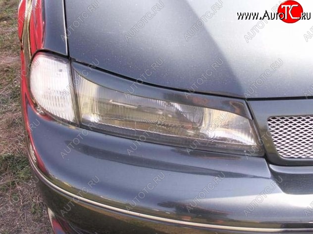 1 299 р. Реснички на фары CT Daewoo Nexia дорестайлинг (1995-2008) (Неокрашенные)  с доставкой в г. Вологда