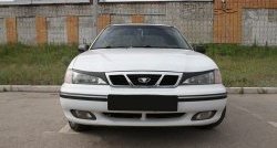 949 р. Реснички RA на фары Daewoo Nexia дорестайлинг (1995-2008) (Неокрашенные)  с доставкой в г. Вологда. Увеличить фотографию 2