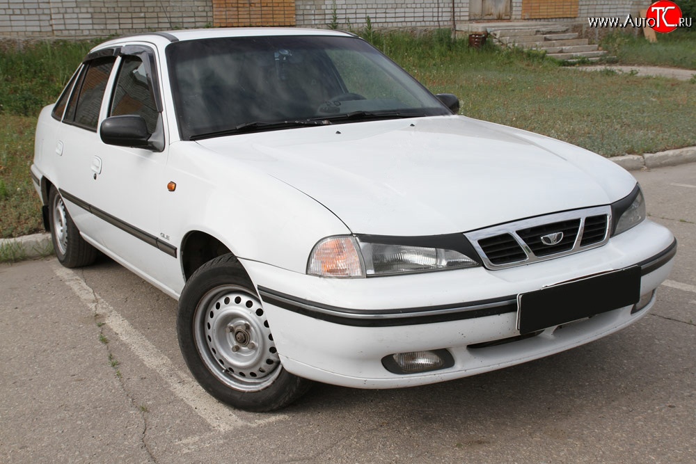 949 р. Реснички RA на фары Daewoo Nexia дорестайлинг (1995-2008) (Неокрашенные)  с доставкой в г. Вологда