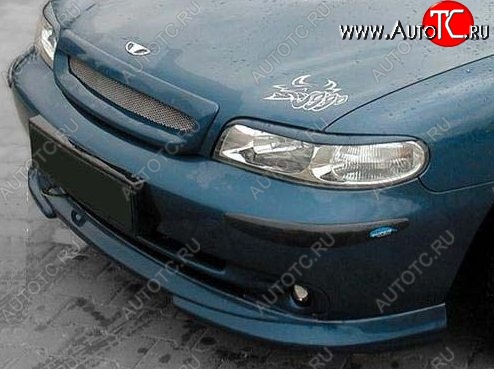 1 299 р. Реснички на фары CT Daewoo Nubira J100 (1997-2000) (Неокрашенные)  с доставкой в г. Вологда