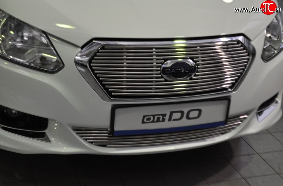 5 499 р. Декоративная вставка решетки радиатора Berkut Datsun on-DO седан дорестайлинг (2014-2019)  с доставкой в г. Вологда