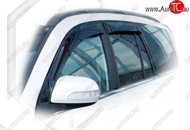 2 079 р. Дефлектор капота CA-Plastiс Derways Hower Н3 (2017-2019) (Classic полупрозрачный, Без хром молдинга, Крепление только на скотч)  с доставкой в г. Вологда