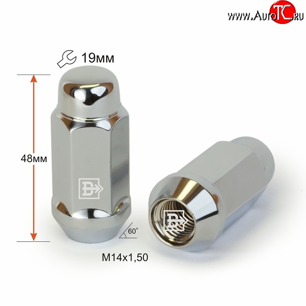 169 р. Колёсная гайка Вектор M14 1.5 Evolute Free 1 рестайлинг (2022-2025)