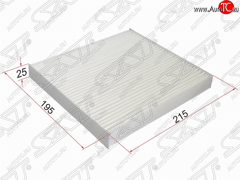226 р. Фильтр салонный SAT (215х195х25 mm)  Dodge Caliber (2006-2012), Jeep Compass  MK (2011-2015), Jeep Liberty  KK (2007-2013), Mazda 6 ( GG,  GG, GY,  GH) (2002-2012), Mazda Atenza ( GG) (2002-2012), Mazda CX-7  ER (2006-2012), Mazda Demio  2 DY (2002-2007)  с доставкой в г. Вологда