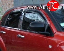 999 р. Комплект дефлекторов окон (ветровиков) 4 шт. Russtal Dodge Caliber (2006-2012)  с доставкой в г. Вологда