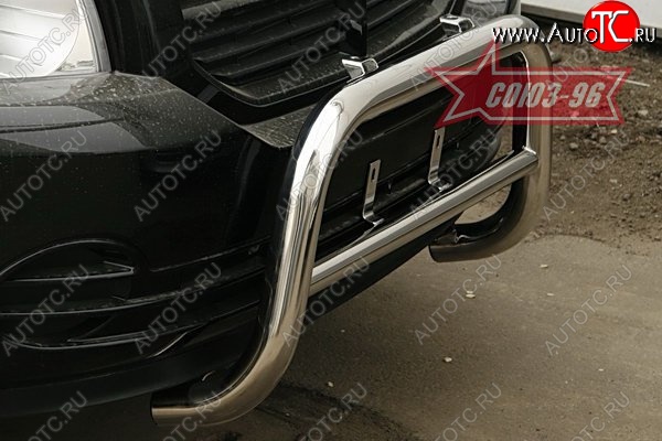 10 709 р. Защита переднего бампера Souz-96 (d60) Dodge Caliber (2006-2012)  с доставкой в г. Вологда