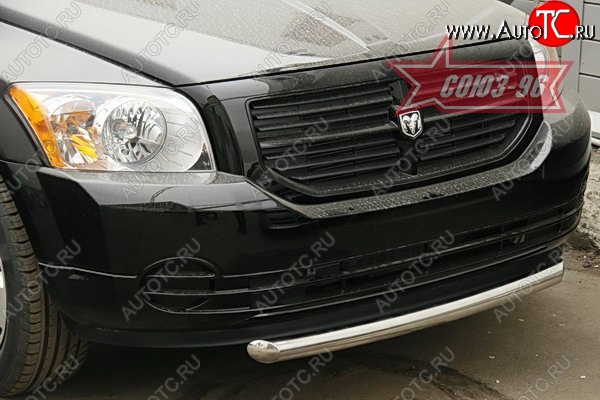 10 124 р. Защита переднего бампера одинарная Souz-96 (d60) Dodge Caliber (2006-2012)  с доставкой в г. Вологда