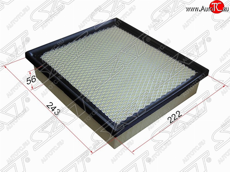 299 р. Фильтр воздушный двигателя SAT (243х222х56 mm)  Jeep Grand Cherokee  WK2 (2010-2022), Lexus ES250  XV60 (2012-2015), Lexus ES350 ( XV40,  XV60) (2009-2015), Lexus NX200  Z10 (2014-2021), Lexus NX200T  Z10 (2014-2017), Lexus NX300h  Z10 (2014-2017), Lexus RX270  AL10 (2010-2012), Lexus RX350  AL10 (2008-2015), Lexus RX450H  AL10 (2009-2012), Mitsubishi L200  5 KK,KL (2015-2022), Mitsubishi Pajero Sport  QE (2015-2021), Toyota Camry ( XV50,  XV55) (2011-2018), Toyota Harrier  XU60 (2013-2020), Toyota Highlander  XU50 (2013-2020), Toyota Sienna  XL30 (2010-2020)  с доставкой в г. Вологда