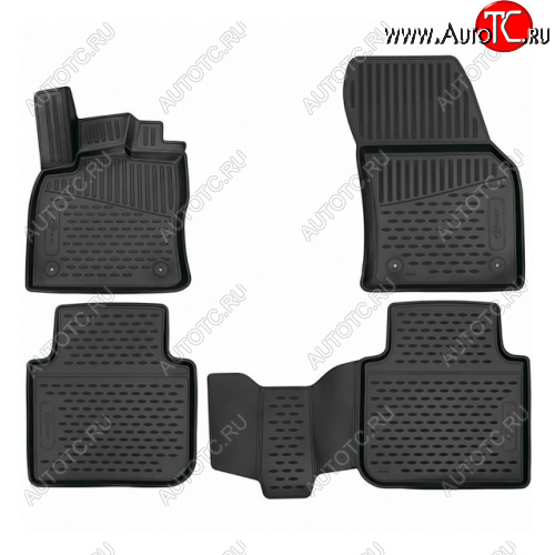 5 399 р. Комплект 3D ковриков салона Format (повышенная износостойкость). Dodge Journey JC дорестайлинг (2007-2010)  с доставкой в г. Вологда