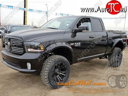 21 249 р. Накладки на колёсные арки BUSHWACKER DESIGN Dodge Ram DJ, DS (2008-2012) (Неокрашенные)  с доставкой в г. Вологда