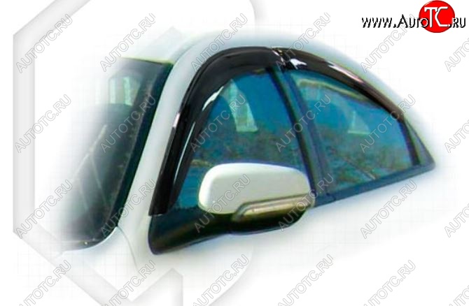 2 099 р. Дефлектора окон CA-Plastic Dodge Stratus (2004-2006) (Classic полупрозрачный, Без хром.молдинга)  с доставкой в г. Вологда