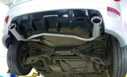 5 499 р. Разводка глушителя на две стороны (раздвоенный выхлоп) Sport Ford Focus 2 хэтчбэк 5 дв. дорестайлинг (2004-2008) (Без насадок)  с доставкой в г. Вологда. Увеличить фотографию 2