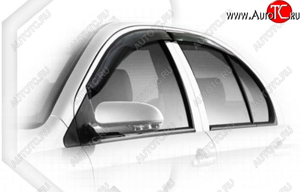 1 999 р. Дефлектора окон CA-Plastiс  FAW V5 (2012-2017) (Classic полупрозрачный, Без хром.молдинга)  с доставкой в г. Вологда