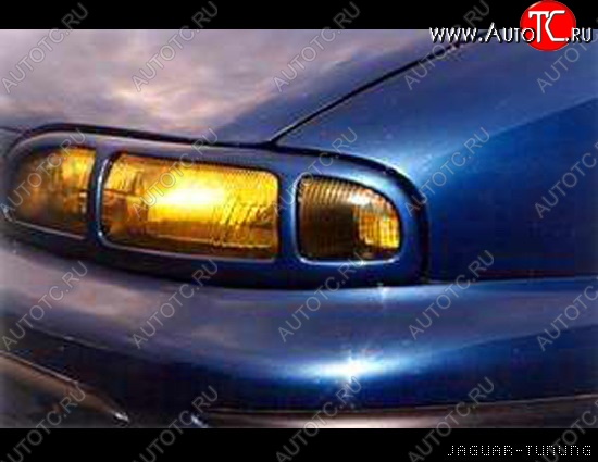 6 579 р. Реснички на фары Jaguar Fiat Bravo 182 хэтбэк 3 дв. (1995-2001)  с доставкой в г. Вологда