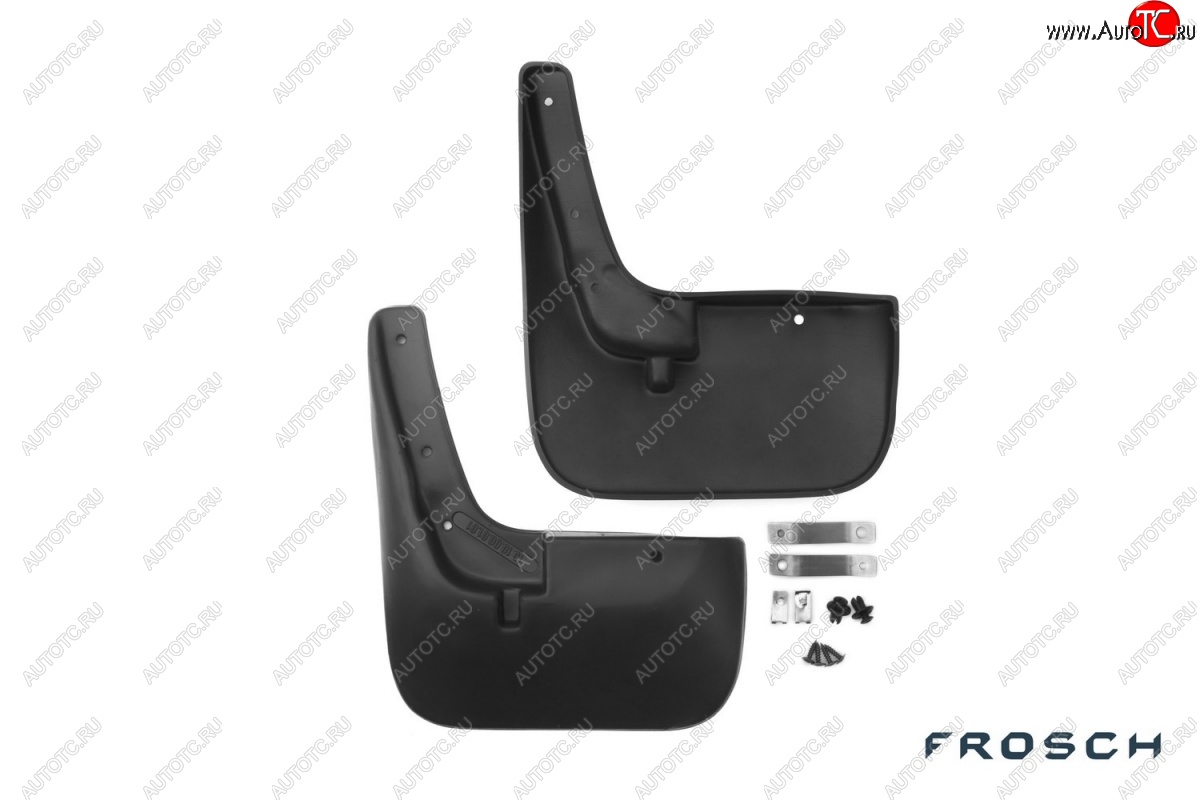 4 799 р. Брызговики передние (для установки с подкрылками) Frosch Fiat Ducato 250 (2006-2014)  с доставкой в г. Вологда