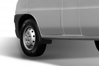 4 799 р. Брызговики передние (для установки с подкрылками) Frosch Fiat Ducato 250 (2006-2014)  с доставкой в г. Вологда. Увеличить фотографию 2