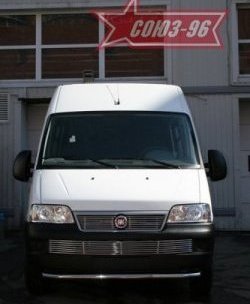 11 564 р. Защита переднего бампера одинарная Souz-96 (d60) Fiat Ducato 250 (2006-2014)  с доставкой в г. Вологда. Увеличить фотографию 3