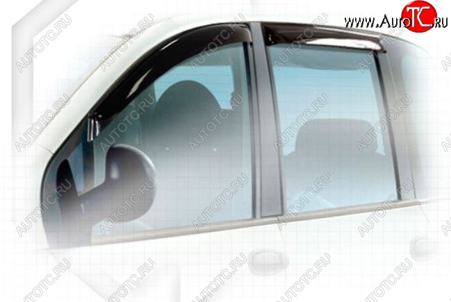 1 999 р. Дефлектора окон CA-Plastiс  Fiat Multipla (1998-2010) (Classic полупрозрачный, Без хром.молдинга)  с доставкой в г. Вологда