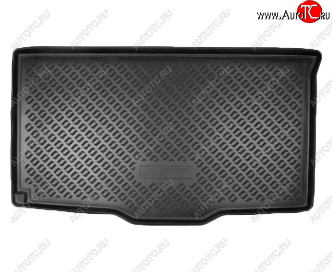1 649 р. Коврик в багажник Norplast Fiat Panda 3 319 (2012-2025) (Черный)  с доставкой в г. Вологда