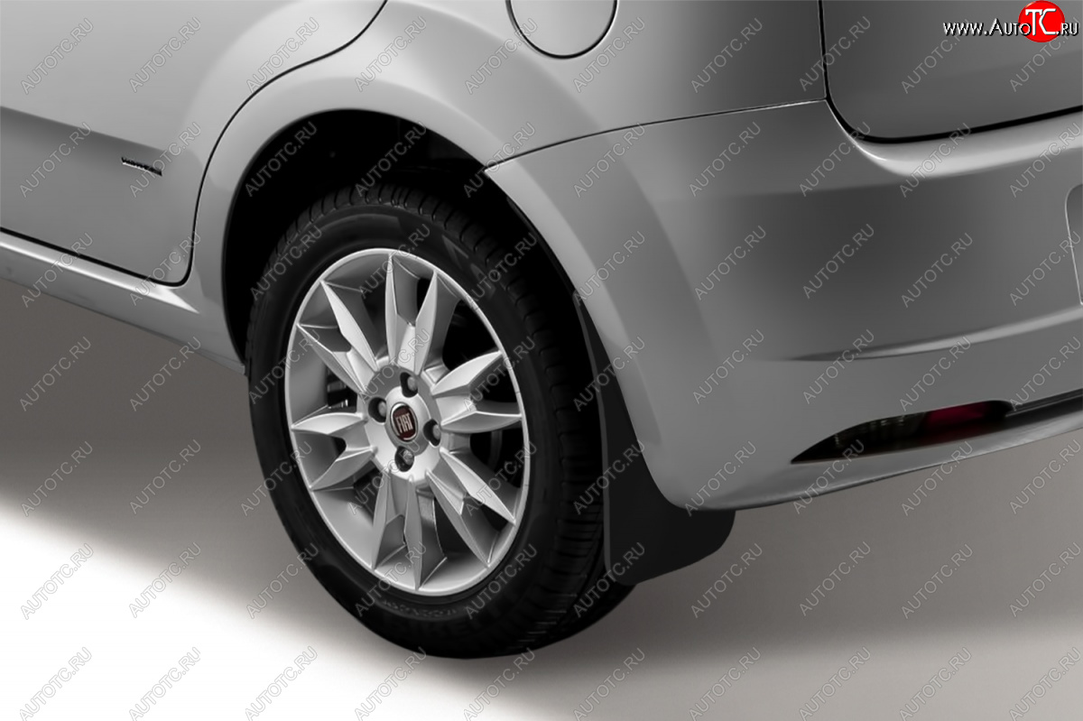 4 799 р. Брызговики Frosch (optimum, в коробке) Fiat Punto 199 хэтчбэк 5 дв. дорестайлинг (2005-2012) (Задние)  с доставкой в г. Вологда