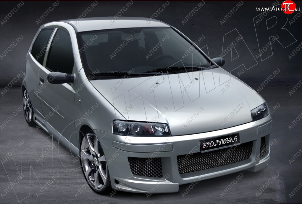 26 999 р. Передний бампер R1 Fiat Punto 188 хэтчбэк 3 дв. дорестайлинг (1999-2003)  с доставкой в г. Вологда