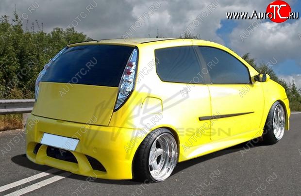 26 999 р. Задний бампер WK Fiat Punto 188 хэтчбэк 3 дв. дорестайлинг (1999-2003)  с доставкой в г. Вологда