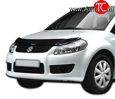 2 489 р. Дефлектор капота NovLine Suzuki SX4 YA21S,YB21S дорестайлинг, хэтчбэк (2006-2011)  с доставкой в г. Вологда