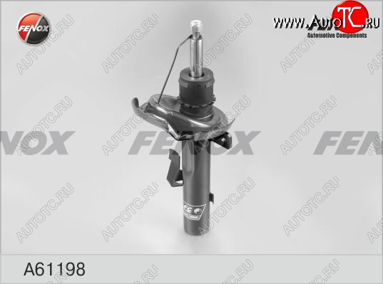 4 649 р. Левый амортизатор передний (газ/масло) FENOX Mazda 3/Axela BL дорестайлинг седан (2009-2011)  с доставкой в г. Вологда
