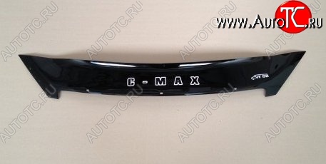 999 р. Дефлектор капота (рестайлинг) Russtal (короткая) Ford C-max Mk1 рестайлинг (2007-2010)  с доставкой в г. Вологда
