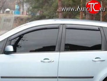 999 р. Комплект дефлекторов окон (ветровиков) 4 шт. Russtal Ford C-max Mk1 рестайлинг (2007-2010)  с доставкой в г. Вологда