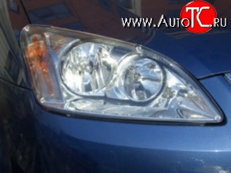 134 р. Прозрачная защита передних фар NovLine Ford C-max Mk1 рестайлинг (2007-2010)  с доставкой в г. Вологда