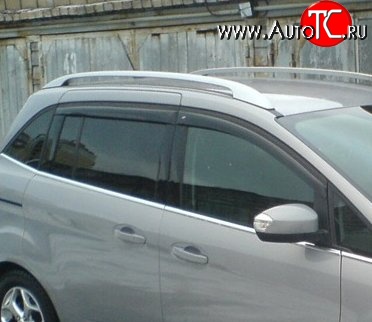 999 р. Комплект дефлекторов окон (ветровиков) 4 шт. Grand Russtal Ford C-max Mk2 дорестайлинг (2010-2015)  с доставкой в г. Вологда