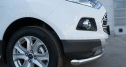 15 649 р. Одинарная защита переднего бампера диаметром 63 мм SLITKOFF Ford EcoSport дорестайлинг (2013-2019)  с доставкой в г. Вологда. Увеличить фотографию 4