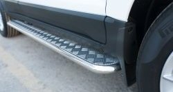 24 649 р. Широкая защита порогов SLITKOFF Ford EcoSport дорестайлинг (2013-2019)  с доставкой в г. Вологда. Увеличить фотографию 2