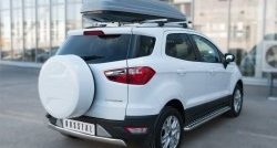12 999 р. Защита заднего бампера (Ø75x42 мм, нержавейка) Russtal Ford EcoSport дорестайлинг (2013-2019)  с доставкой в г. Вологда. Увеличить фотографию 4