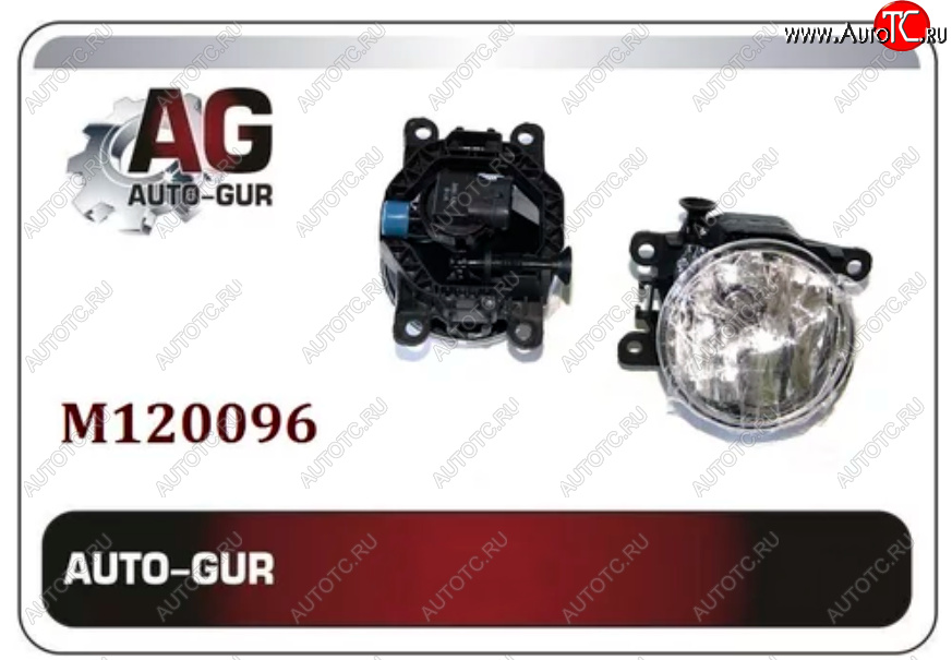 1 479 р. Противотуманные фары AUTO GUR (комплект, с лампами) Ford EcoSport дорестайлинг (2013-2019)  с доставкой в г. Вологда