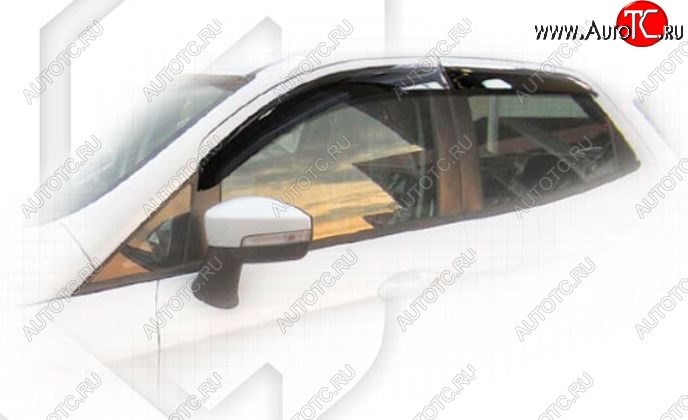 1 899 р. Дефлектора окон CA-Plastic  Ford EcoSport  B515 (2017-2019) рестайлинг (Classic полупрозрачный)  с доставкой в г. Вологда