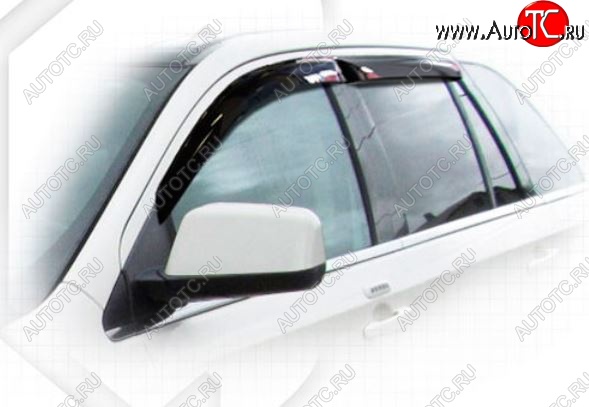 1 999 р. Дефлектора окон CA-Plastiс  Ford Edge  U387 (2006-2010) дорестайлинг (Classic полупрозрачный, Без хром.молдинга)  с доставкой в г. Вологда