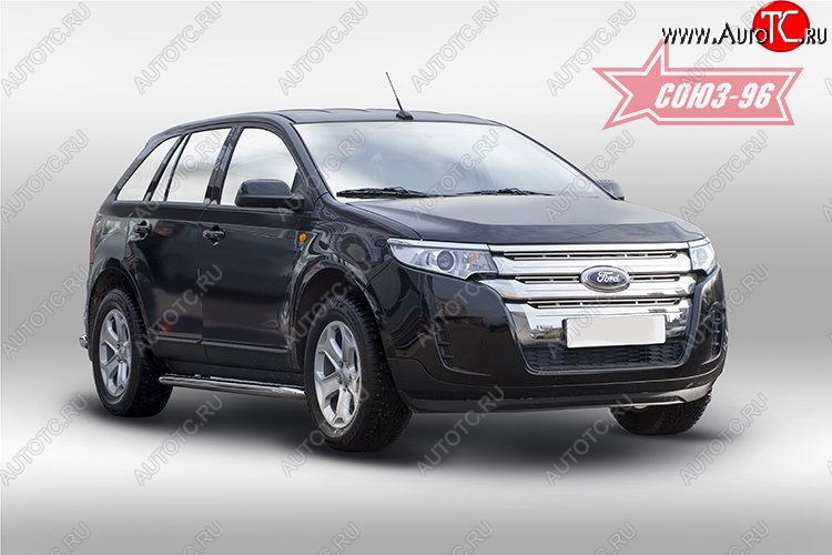6 794 р. Декоративная вставка решетки радиатора Souz-96 Ford Edge CD539 дорестайлинг (2015-2018)  с доставкой в г. Вологда