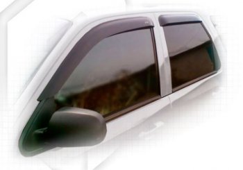 1 999 р. Дефлектора окон CA-Plastiс Ford Escape 1 рестайлинг (2004-2007) (серия Classic полупрозрачный, Без хром.молдинга)  с доставкой в г. Вологда. Увеличить фотографию 2