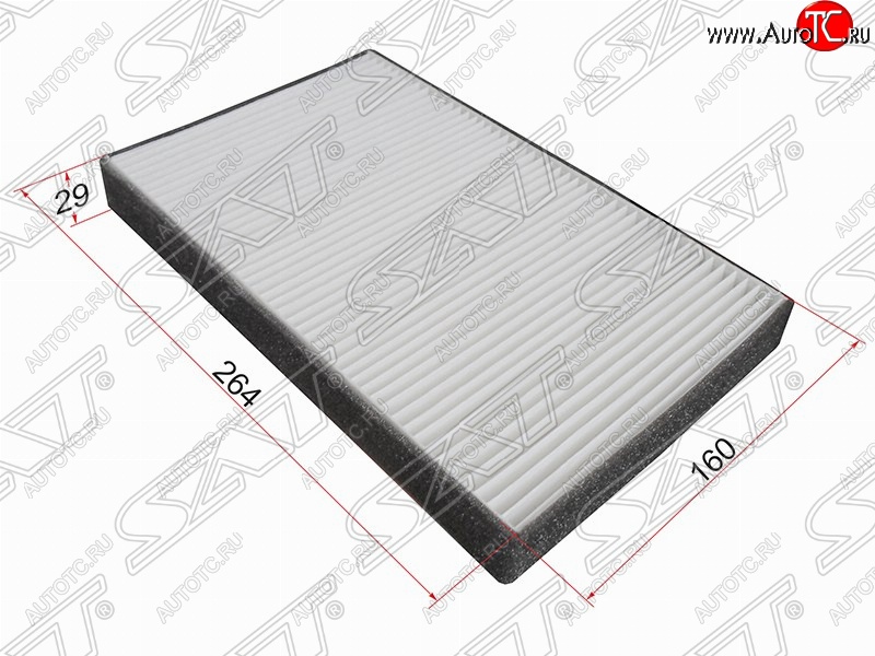 258 р. Фильтр салонный SAT (264х160х29 mm)  Ford Escape  1 (2000-2007), Ford Maverick  TM1 (2000-2007), Mazda Tribute (2000-2007)  с доставкой в г. Вологда